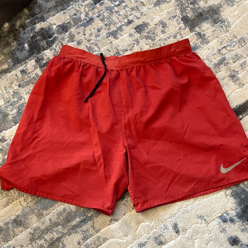 Nike Dark or Burnt Orange Athletic Shorts for Men